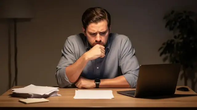 Illustration zum Thema Arbeitsunfähigkeit selbstständige