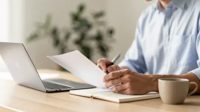 Existenzgründer informieren sich über die Gründung eines Einzelunternehmens