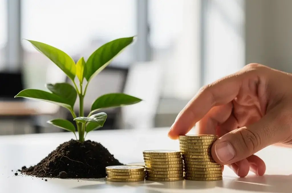 Beitragsbild zur Gründungsfinanzierung: Eigenkapital vs. Kredit im Vergleich