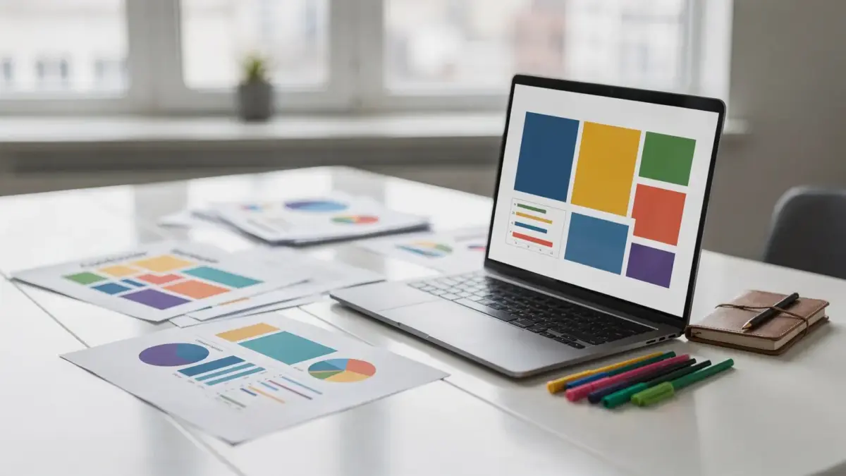 Analyse von Kundensegmenten am Laptop mit Diagrammen zur Identifikation profitabler Kunden
