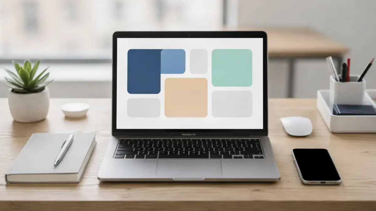 Laptop mit CRM-Dashboard auf einem Schreibtisch als Motiv zum Thema Lead Management Tool für Gründer